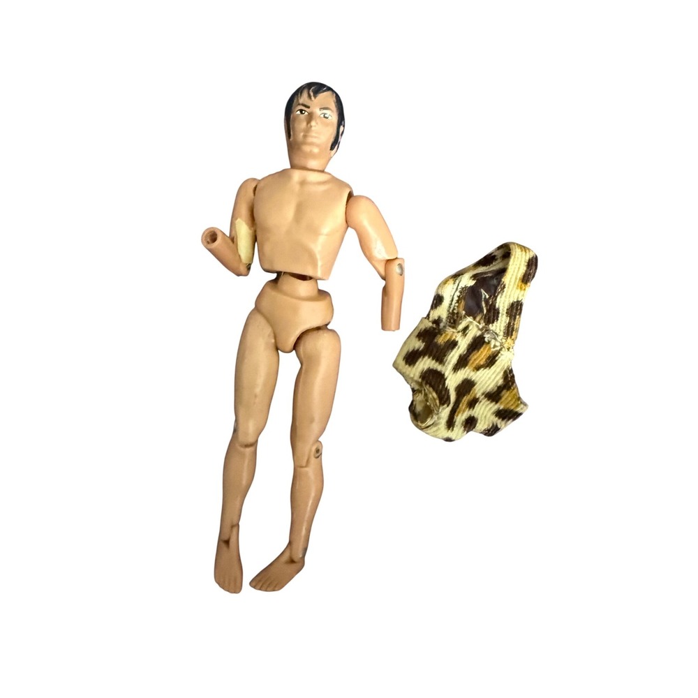 Vintage 1970s Mego Tarzan Action Figure – 8"‎ Jungle Hero – For Parts/Repair